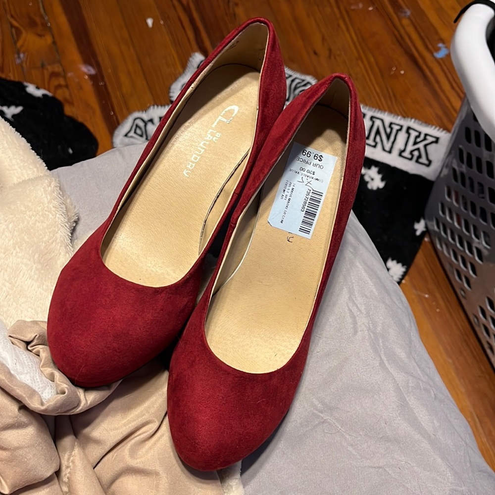 red womens heels